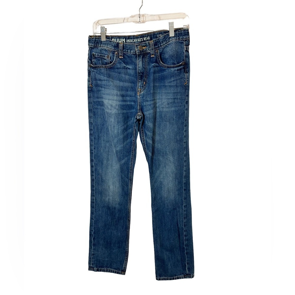 Ruum Straight Jeans 14.5 Boy Medium Wash Denim Pants with adjustable waistband
